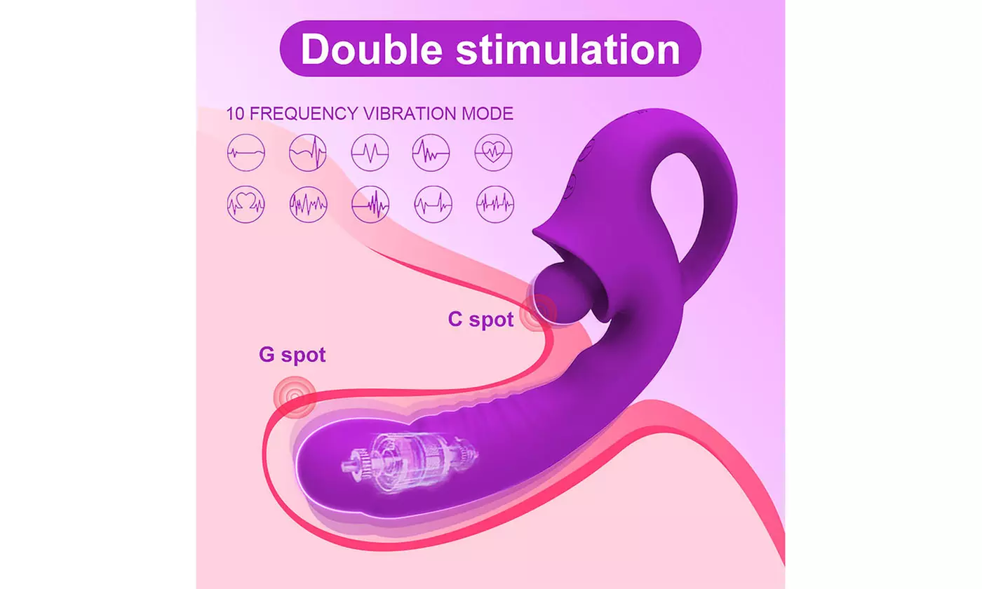 Clitoral Tapping Rabbit Vibrator for Clit G Spot Triple Stimulation