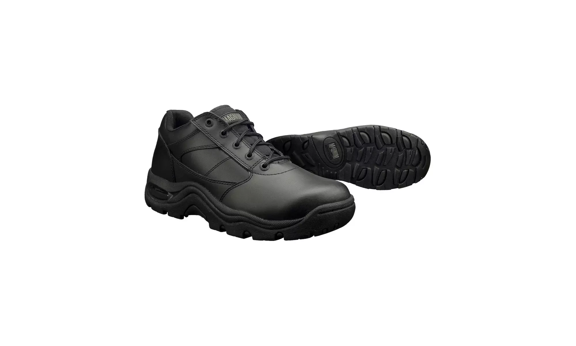Magnum Viper Low Slip Resistant Black Leather Work Shoes Boots - 5230 - Second Medium