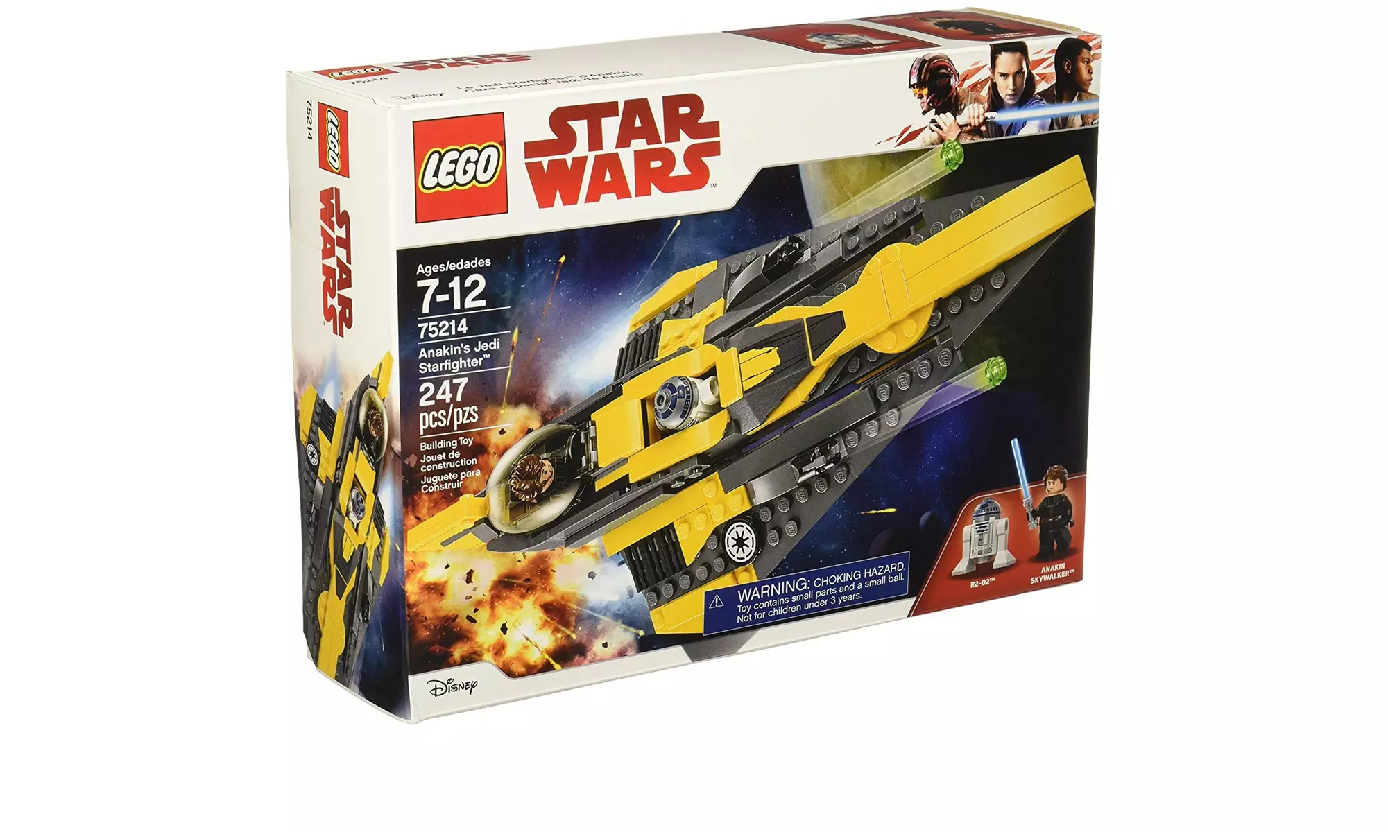 LEGO Star Wars: The Clone Wars Anakin's Jedi Starfighter 75214 Building Kit - Primary Image