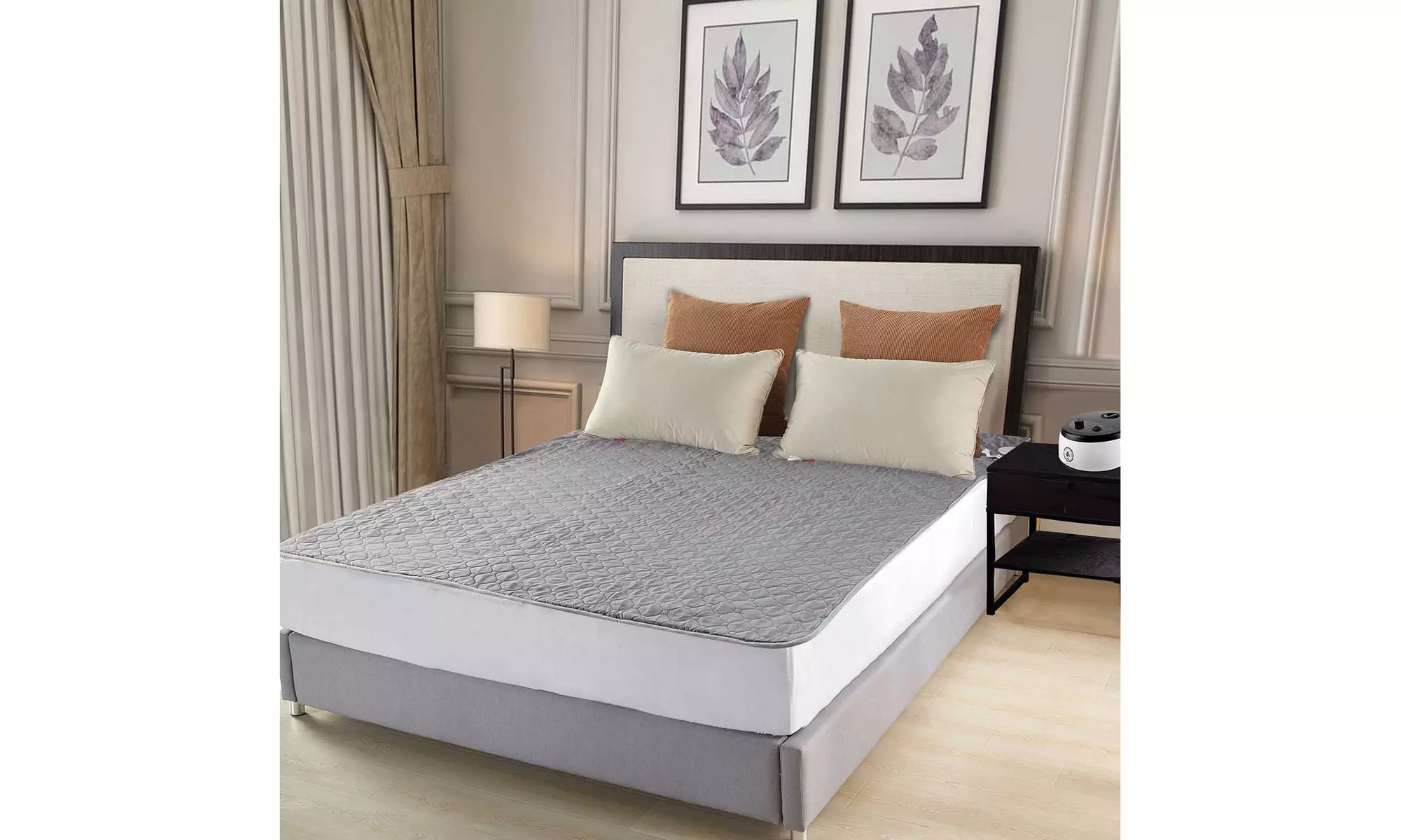 MerryHome Water Heated Mattress Pad,Mattress Topper Safe And Radiation-Free