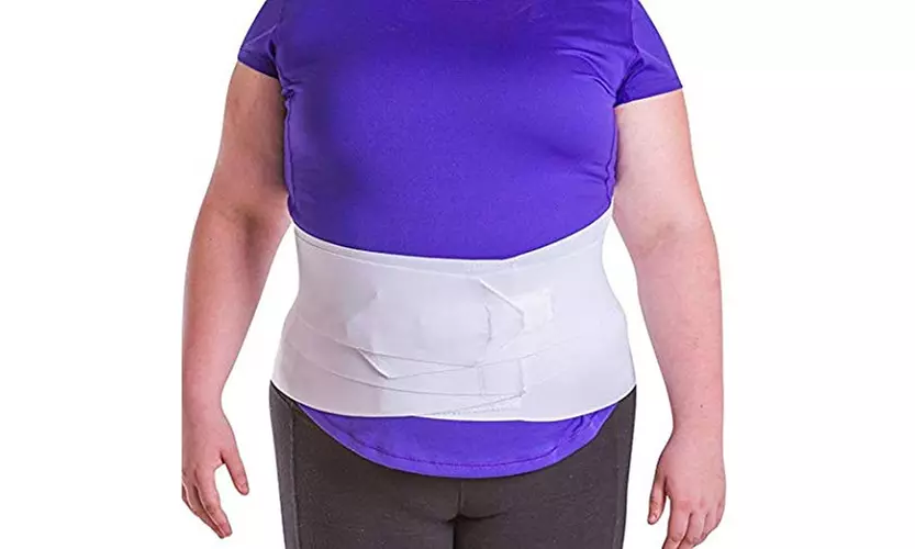 Women Waist Brace Slimming Belt Lightweight Athletic, X-Large - Primary Image