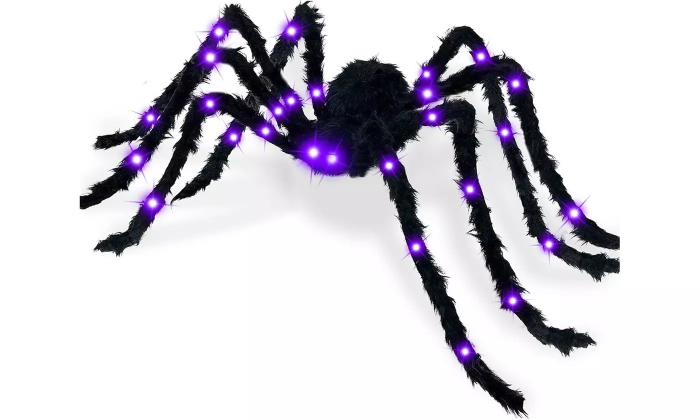 Giant Spider & Web Halloween Decoration Props