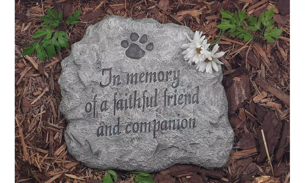 Pet Memorial Garden Stone - Primary Image