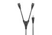 Monoprice 6ft 18AWG Power Cord Splitter Cable 10A NEMA 5-15P to 2x  C13  - Second Medium