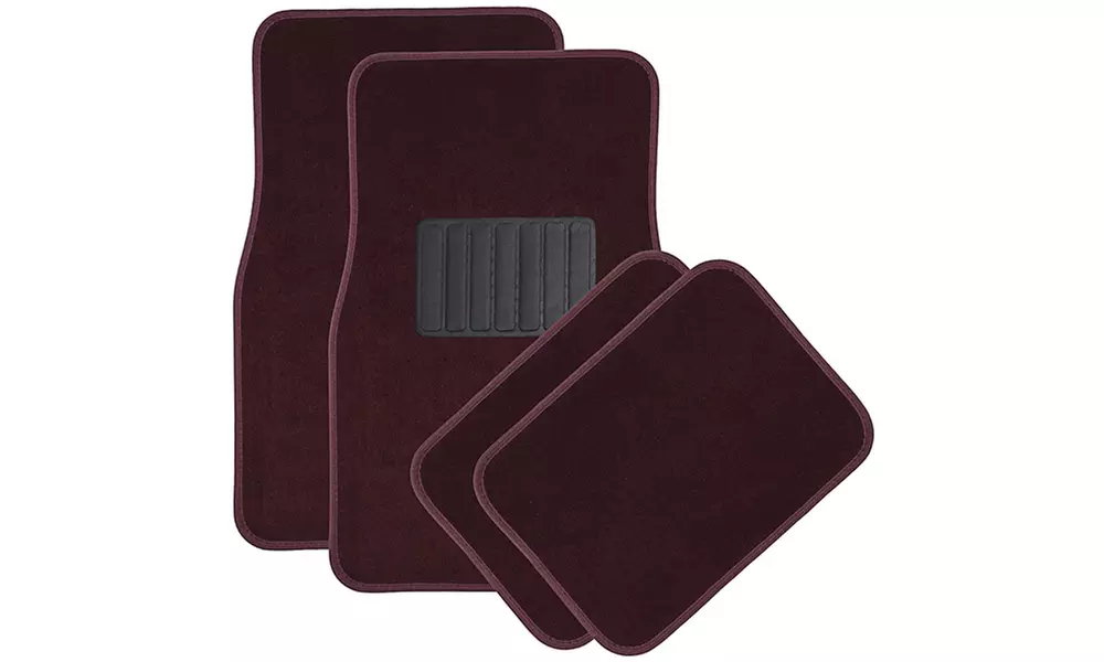 OxGord 4-Piece Full Set Universal Carpet Floor Mats for Car, SUV, Van & Trucks - Primary Image