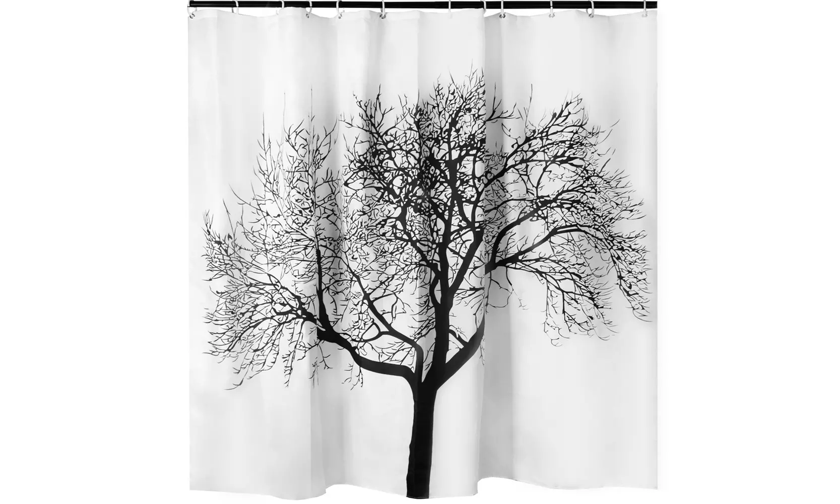 Shower Curtain with Tree Design 100% Waterproof - Second Medium