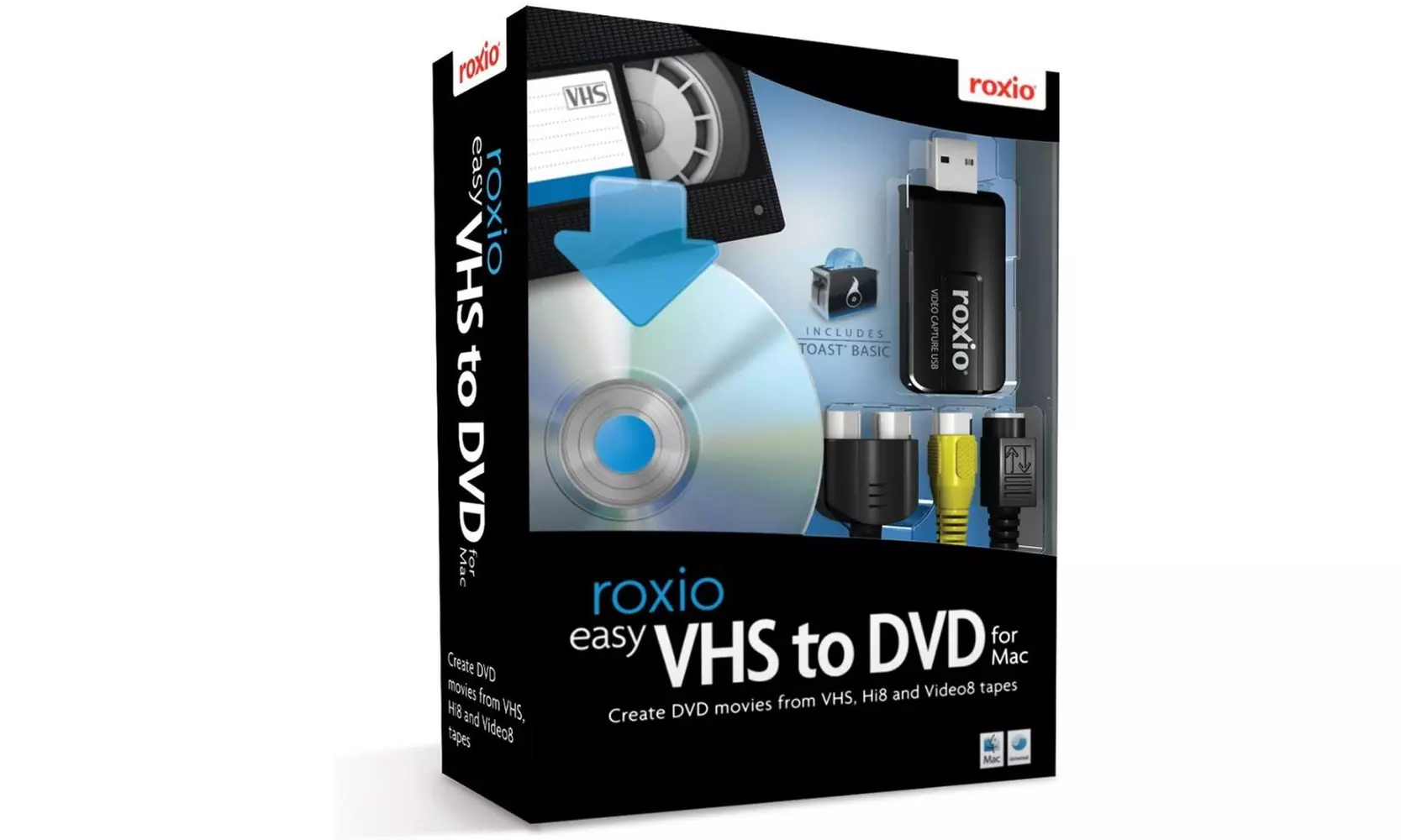 Roxio Inc 243100 Easy Vhs To DVD For Mac Mac 10.4 Or Later - Primary Image