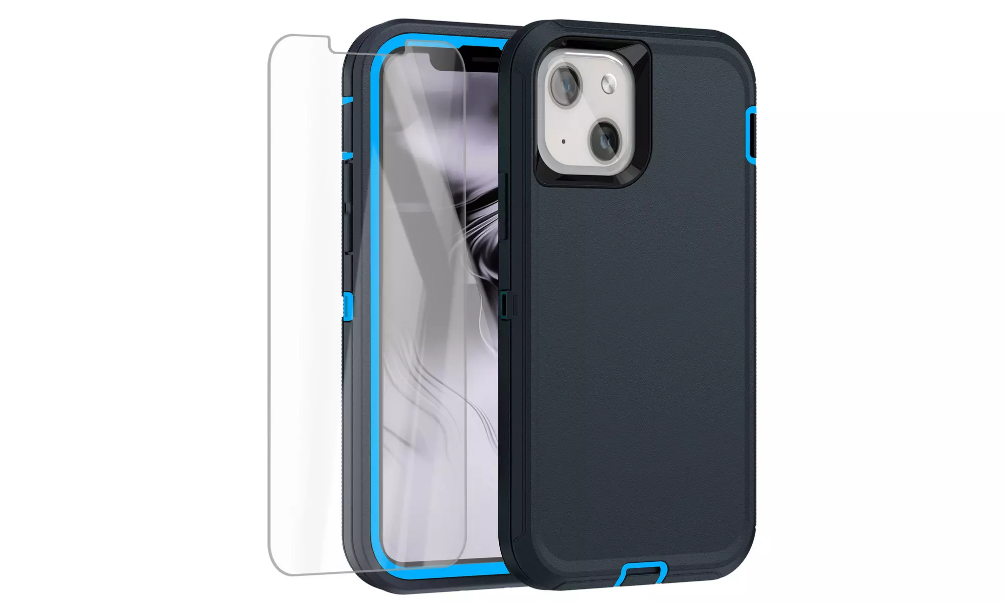For Apple iPhone 13 Case Shockproof Heavy Duty Cover With Screen Protector - Primary Image