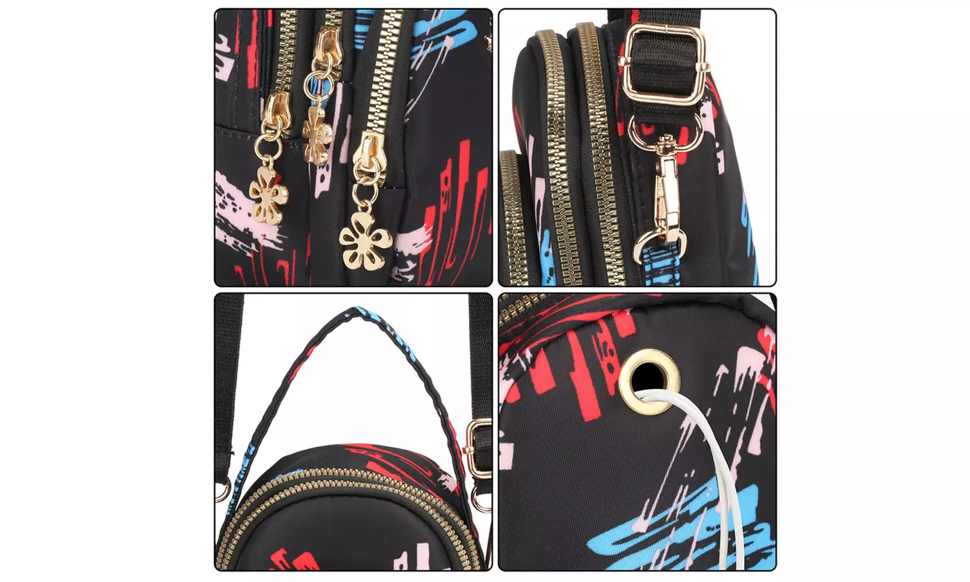 Women Small Cell Phone Purse Wallet Handbag Case Shoulder Bag Cross-body Pouch