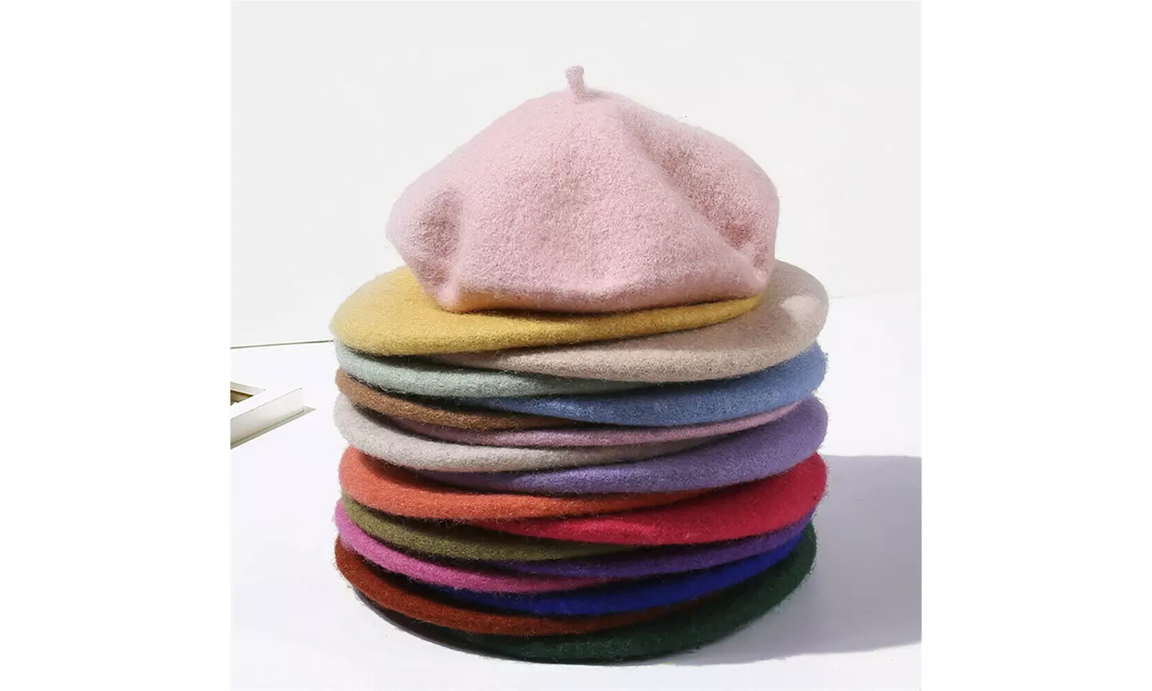 Fashion Women French Style Beret Classic Soft Wool Warm Cap Beanie