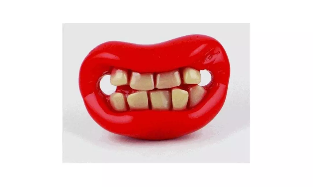 Billy Bob Teeth 50020 Lips with Teeth Pacifier - Primary Image