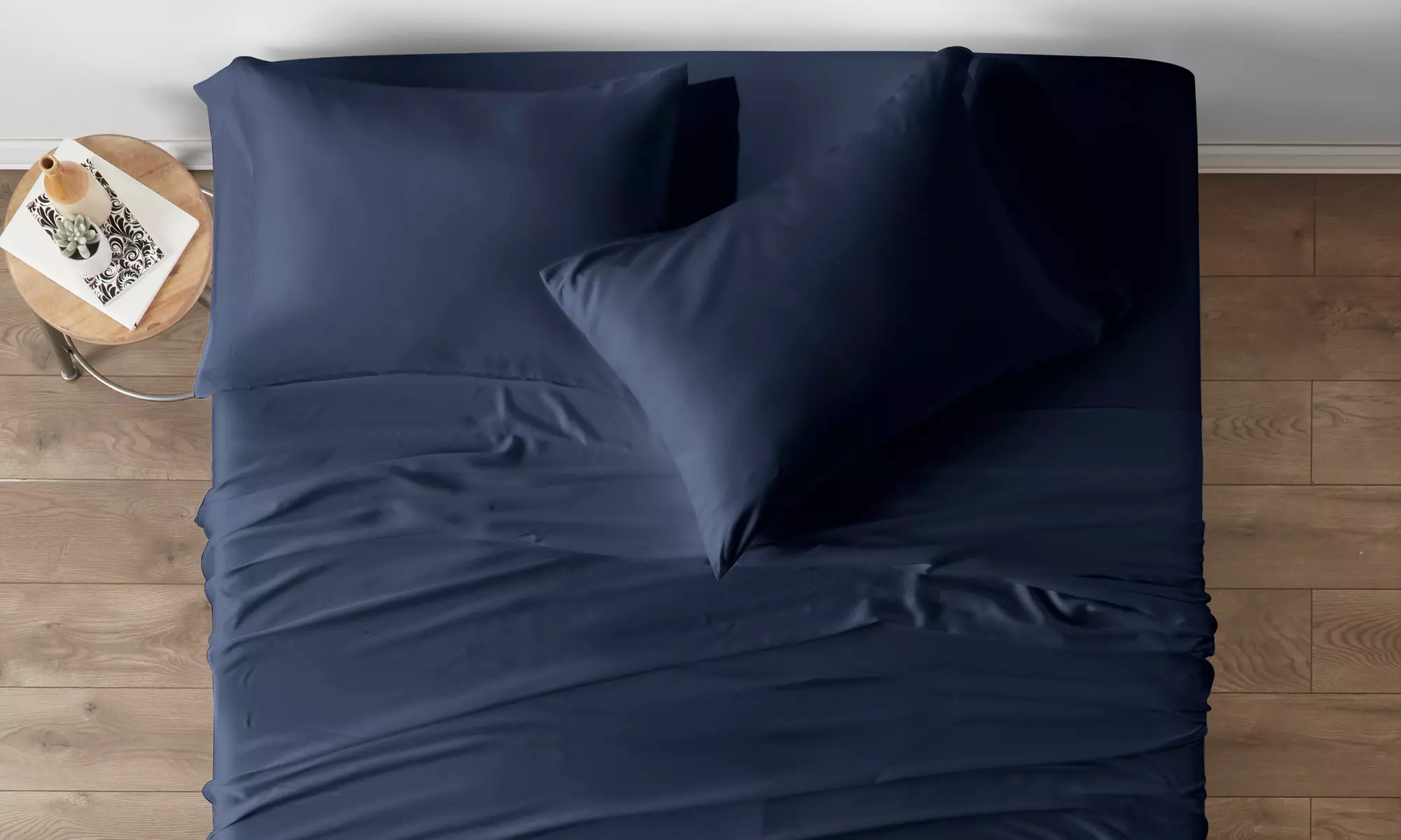 Merit Linens Premium Bamboo 4 Piece Luxury Bed Sheet Set