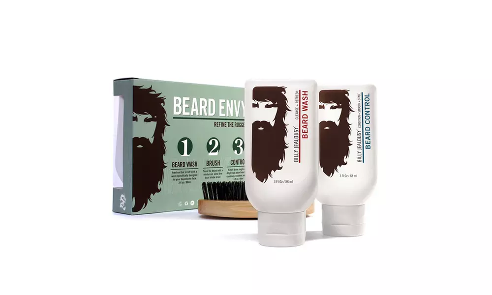 Billy Jealousy Beard Envy Kit With Brush 3 Oz - Primary Image