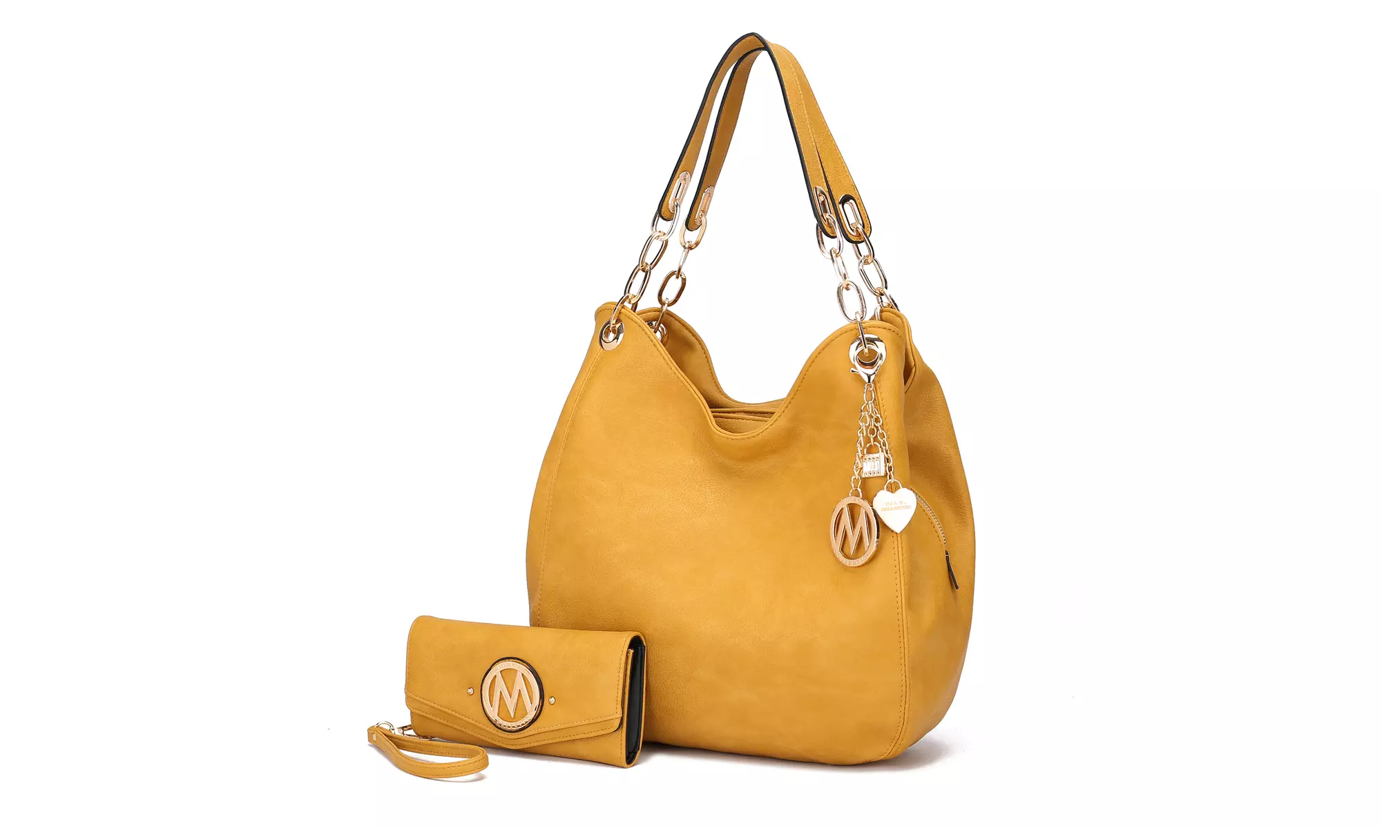 MKF Collection Ashley Hobo Bag & Wallet Set for women Vegan Leather by Mia K
