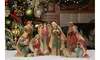 12-Piece Inspirational Religious Stylized Xmas Nativity Figure Set