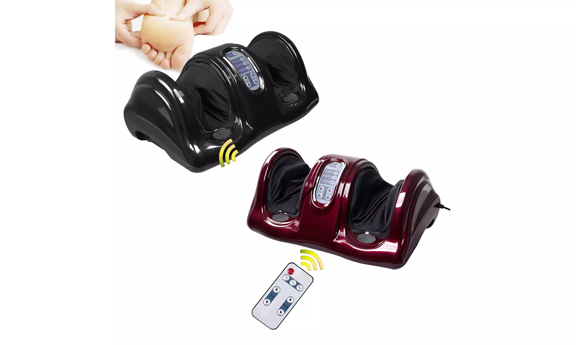 Costway Shiatsu Foot Massager Kneading and Rolling Leg Calf Ankle