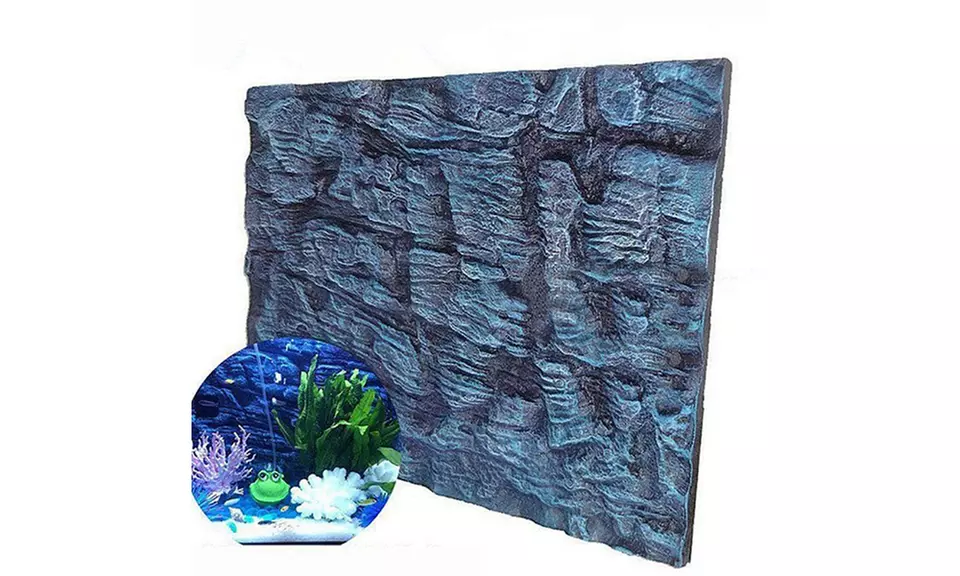 Aquatic Creations Rocks Aquarium 3D Foam Fish Tank Background - Primary Image