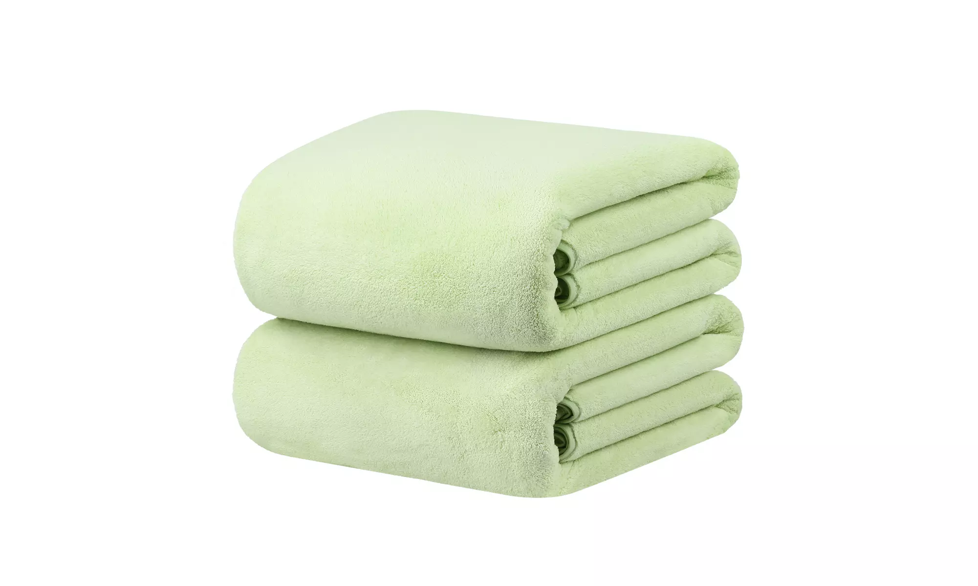JML 2 Pack Coral Fleece Bath Towels Quick Dry Fade Resistant Towel Set - Primary Image