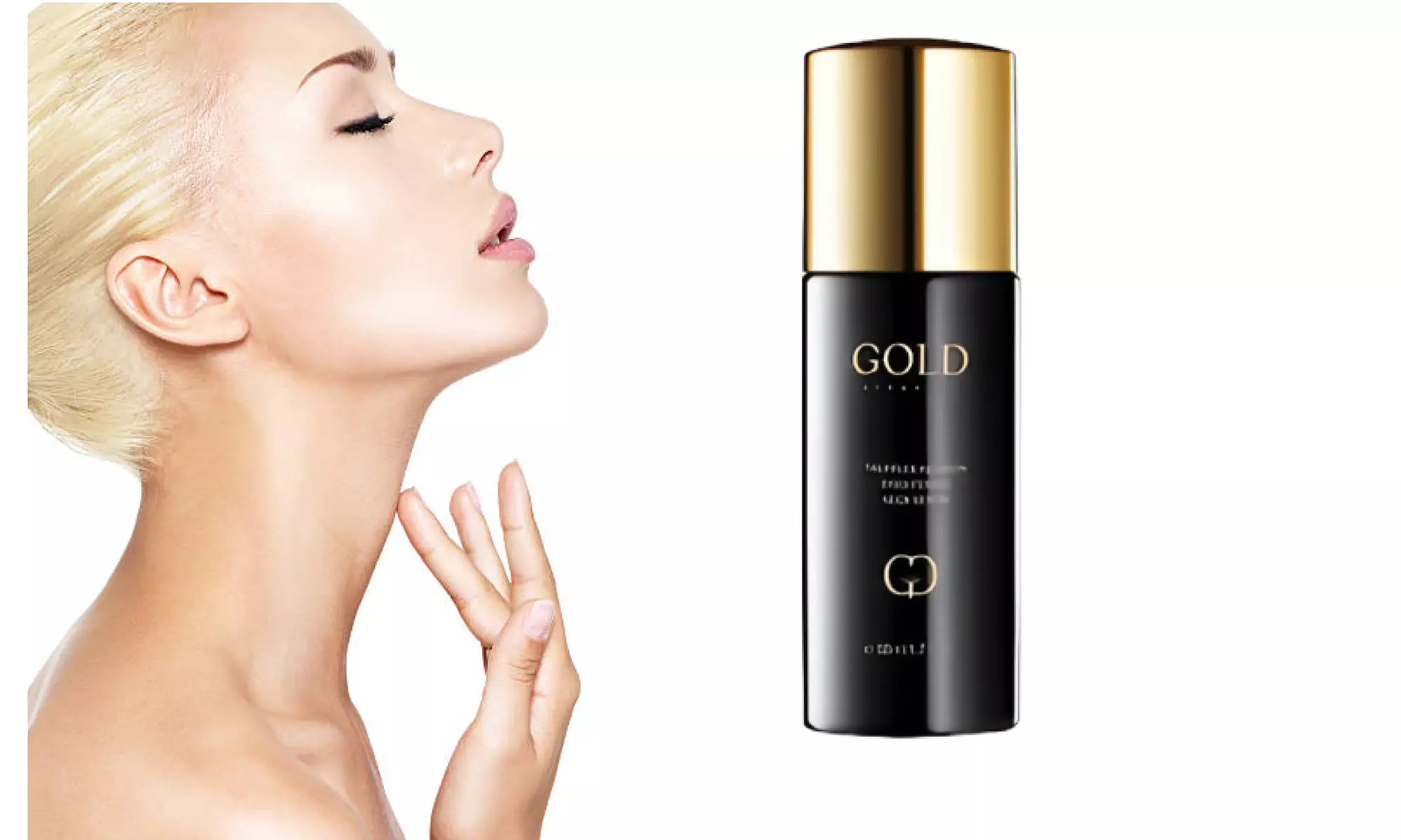 Firming 24K Gold & Truffle Infused Neck Serum by Gold Elements - Primary Image
