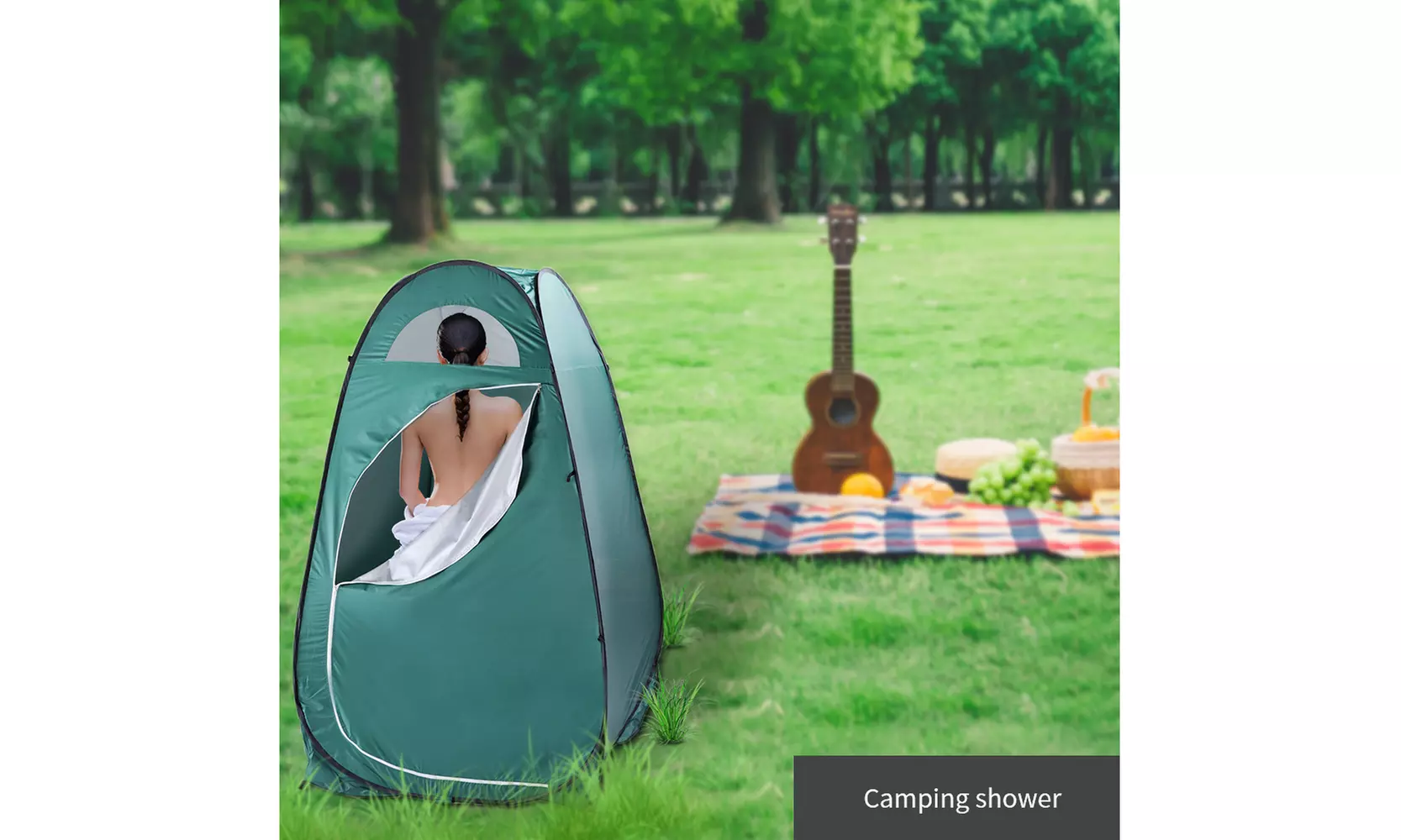 Portable Camping Toilet Pop Up Tent - Primary Image