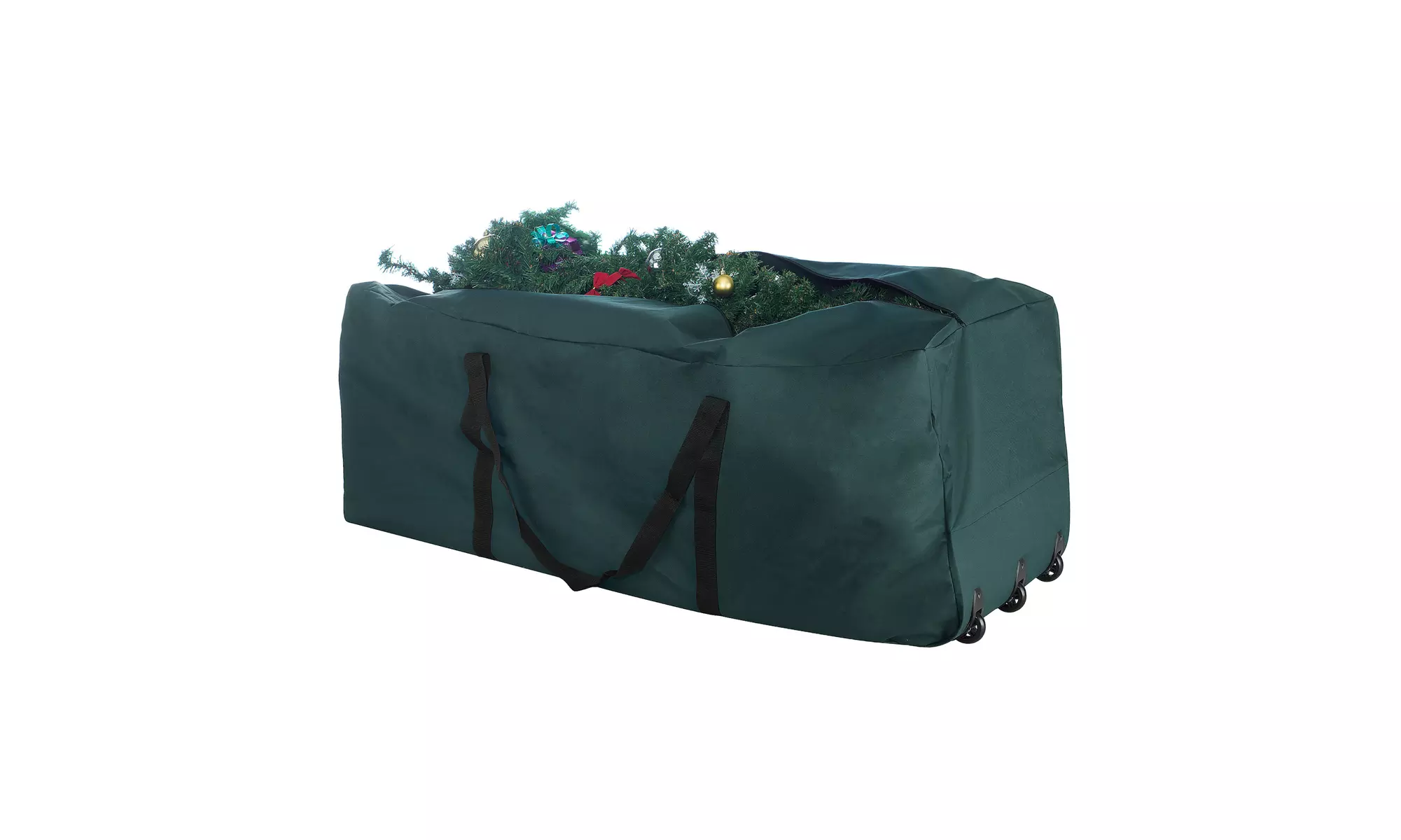 Premium Rolling Christmas Tree Storage Duffel Bag for 9 Ft Tree - Second Medium