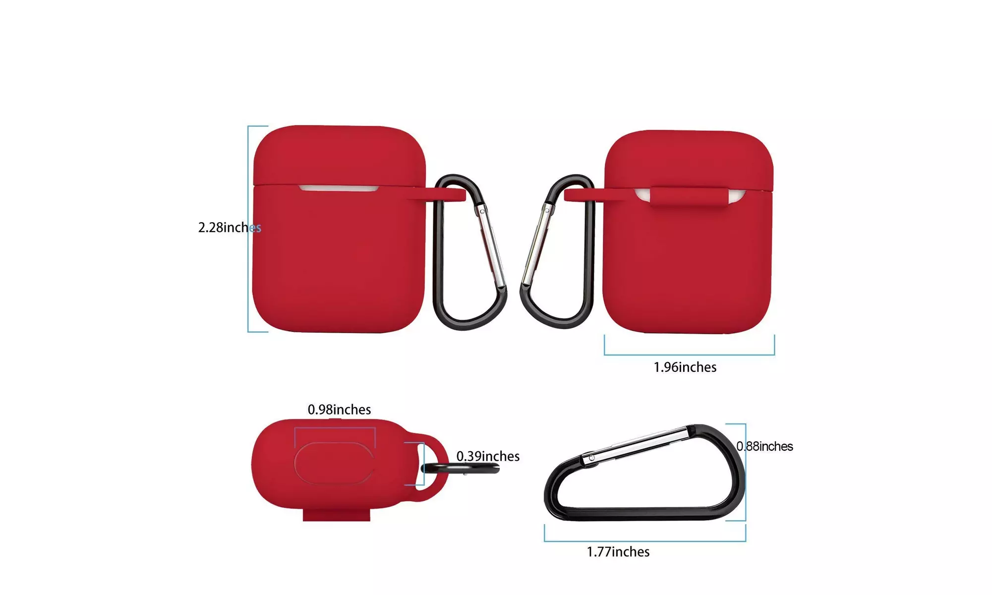 AirPods Silicone Case Cover Protective Skin for Apple Airpod Charging Case