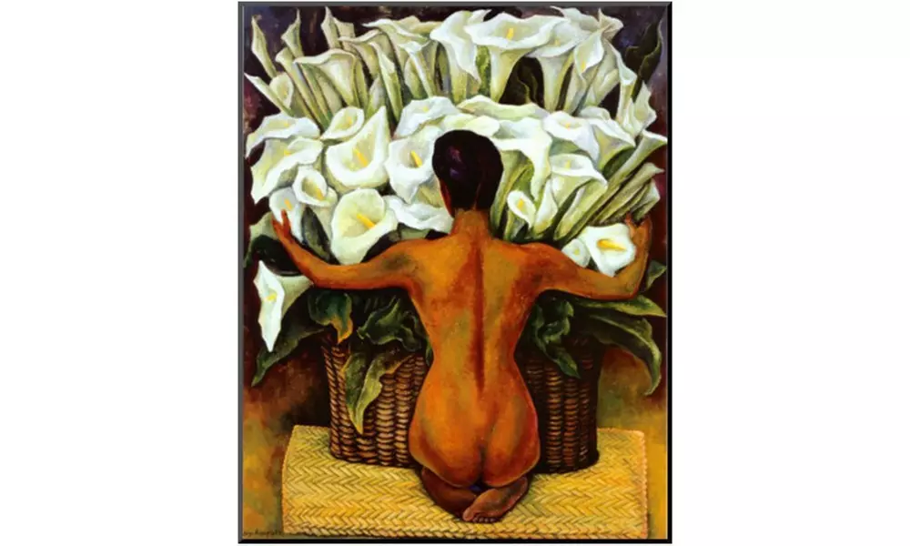 Nude with Calla Lilies by Diego Rivera - Primary Image