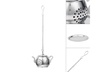 Stainless steel Teapot Mesh Filter Tea Strainer - Second Medium