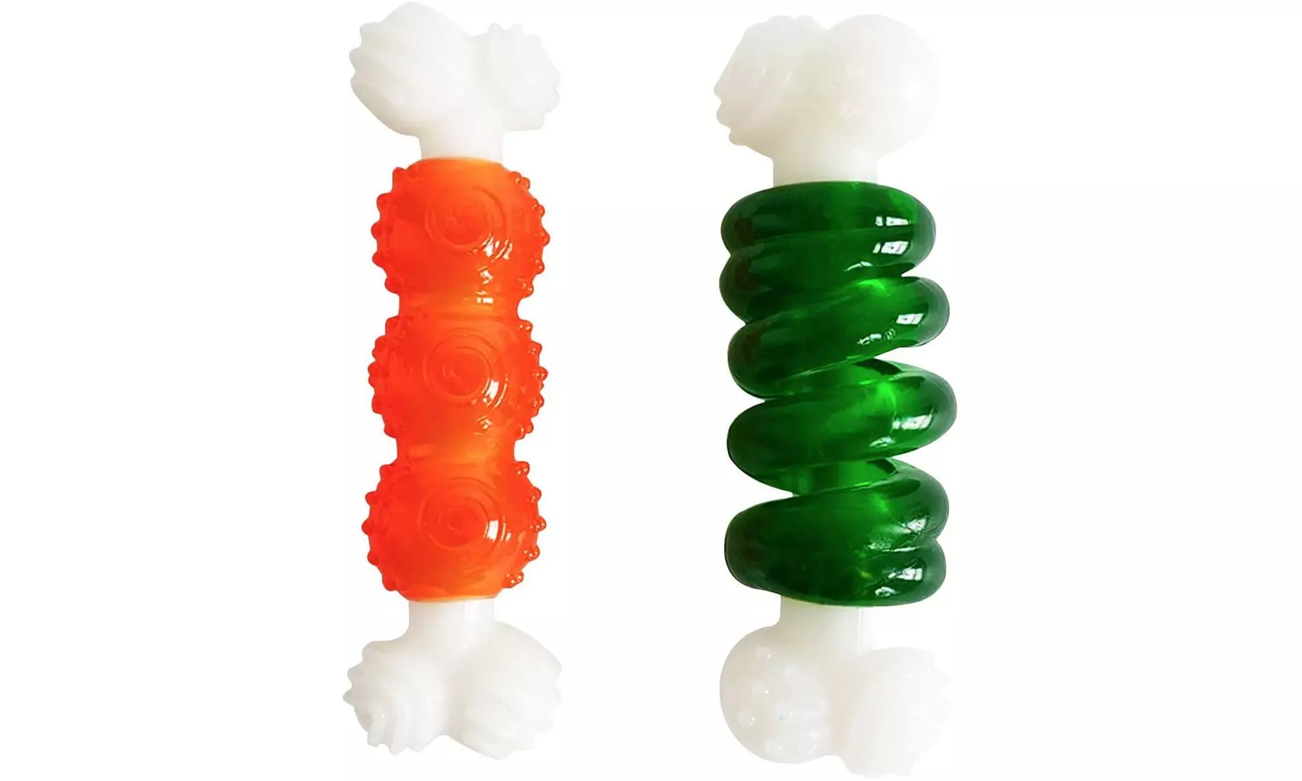 Chewing Bones, TPR Nylon Bones Set, Toys for Puppies and Dogs - Second Medium