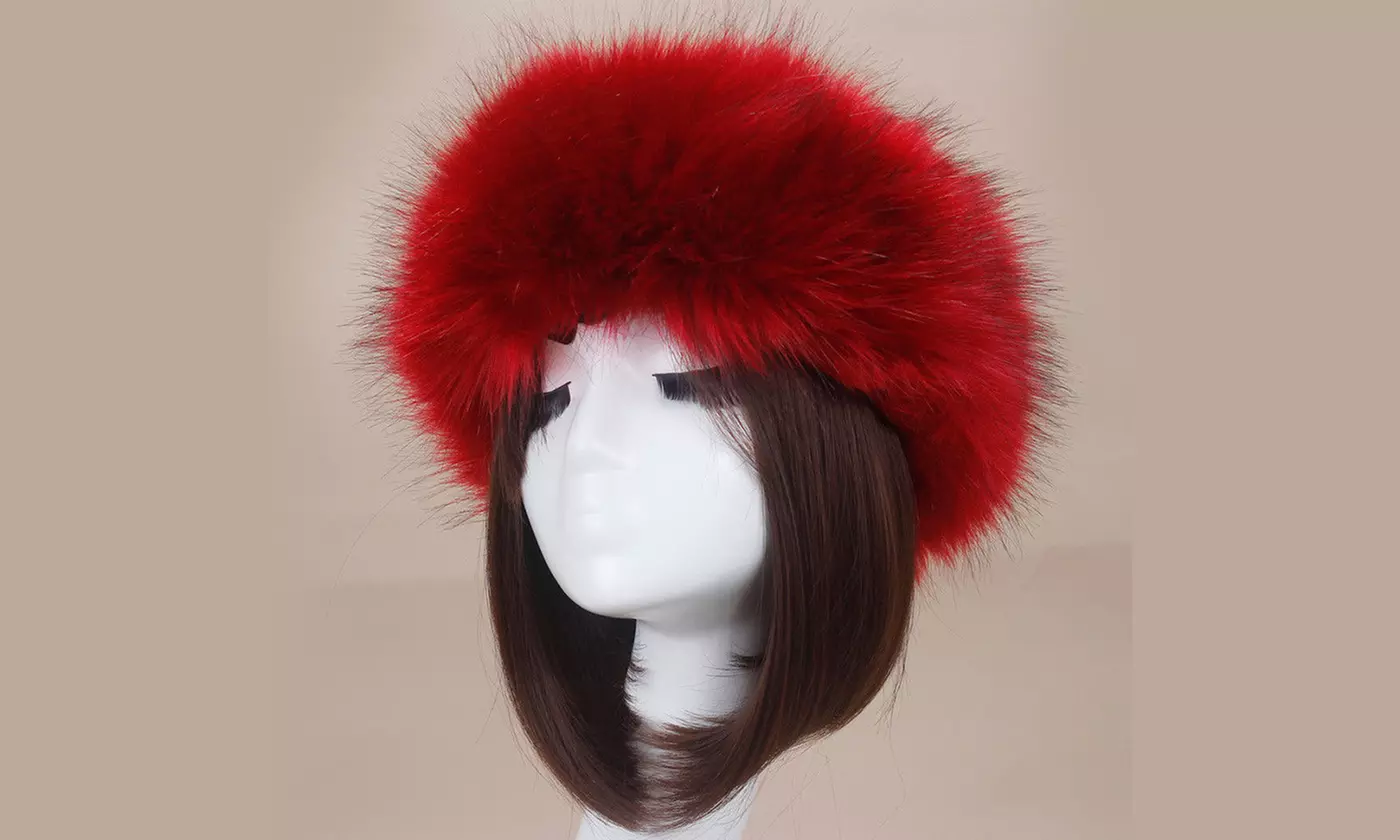 Women Winter Faux Fur Hat 