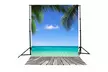Vinyl Summer Blue Sky Beach Coco Photography Backdrop Background Studio Prop - Second Medium