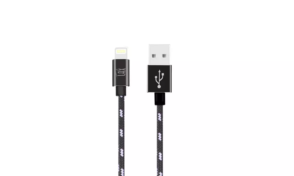 LAX Dual USB Fast Wall Charger with 6-Ft Charging Cable (1, 2 or 3-Pack)