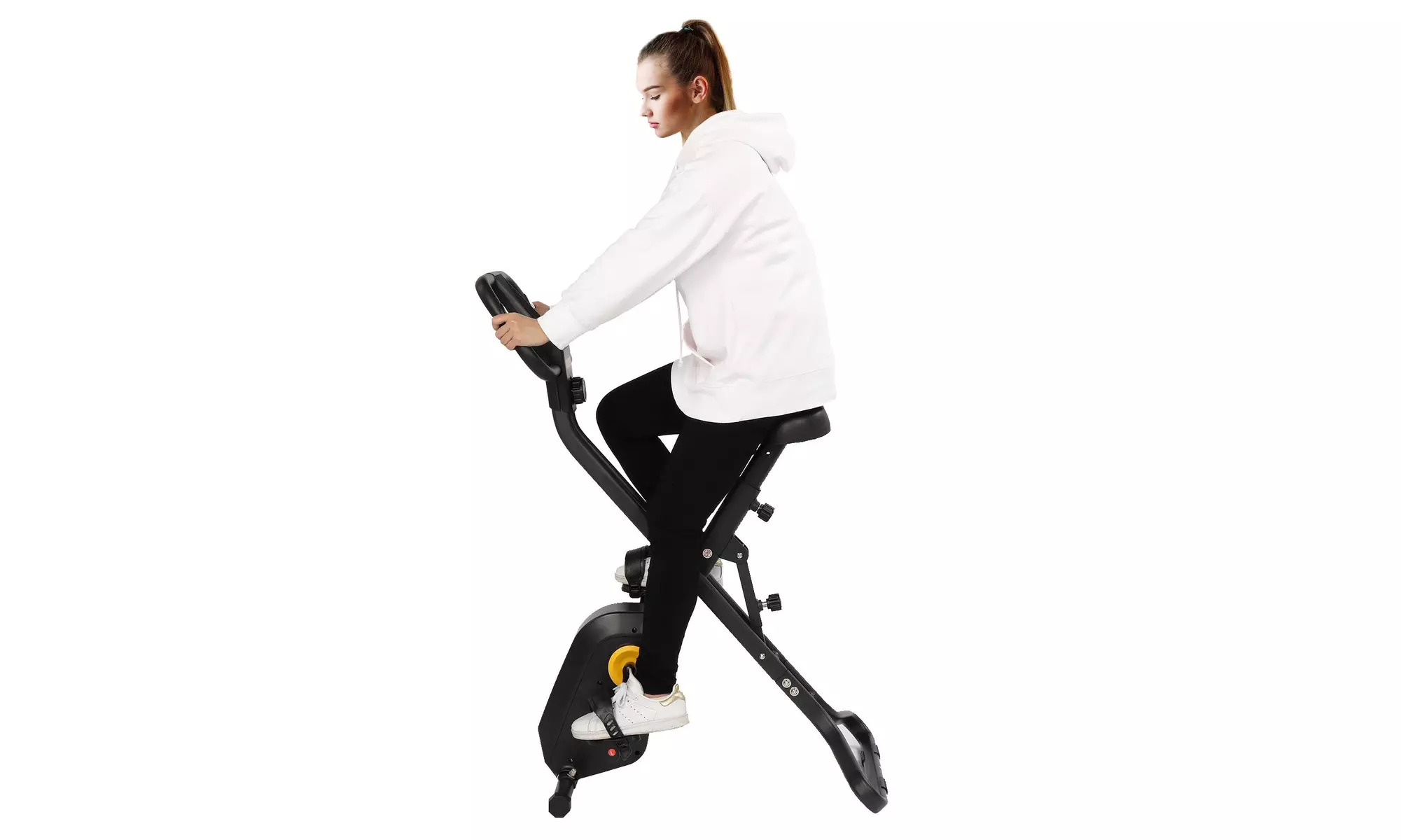 Exercise Bike, Folding Magnetic Upright Recumbent Bike - Primary Image