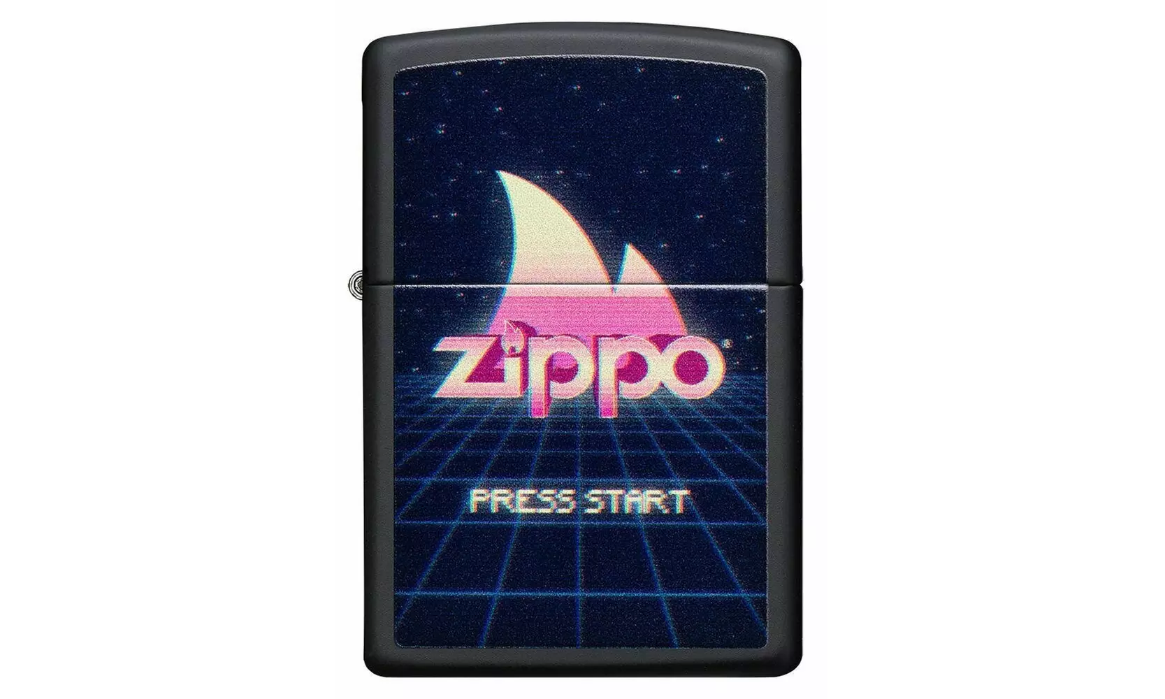 Zippo Retro Gaming Design, Press Start, Black Matte Windproof Lighter USA #49115 - Second Medium