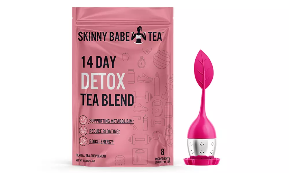 Skinny Babe Detox Tea with Tea Infuser (2-Pack)