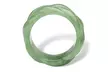 Genuine Green Jade Braided Eternity Ring - Second Medium