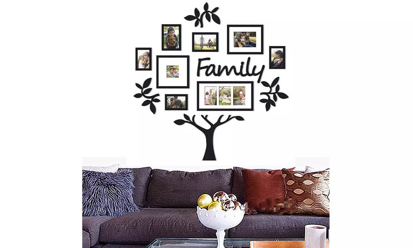 Family Tree Collage Photo Frame Wall Decor - Primary Image