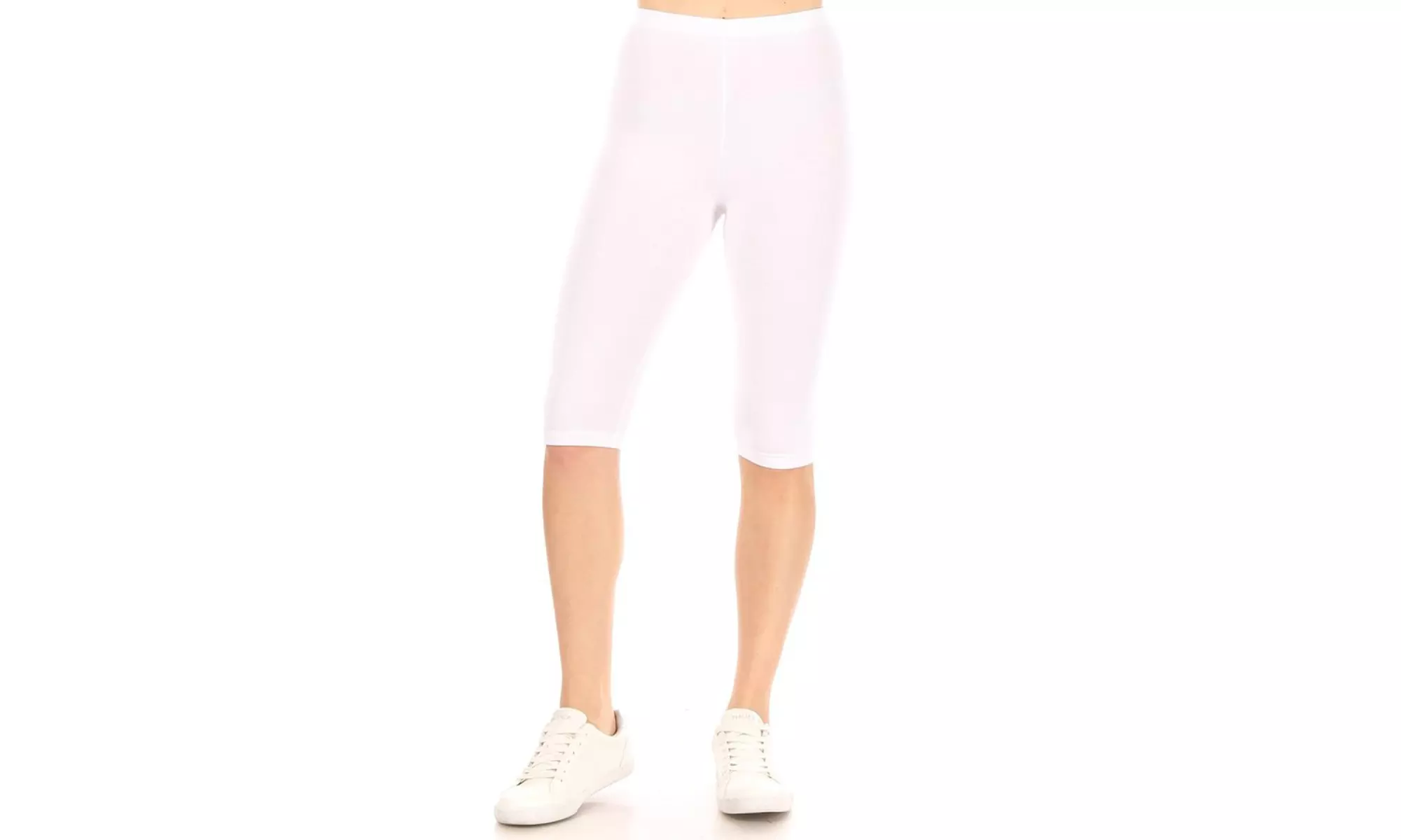 Women's Casual Solid Slim Running Yoga Capri Leggings (Pack of 3)