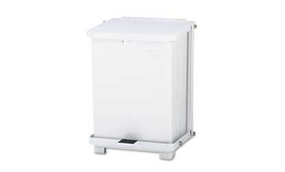 Rubbermaid Commercial Defenders Heavy-Duty Steel Step Can