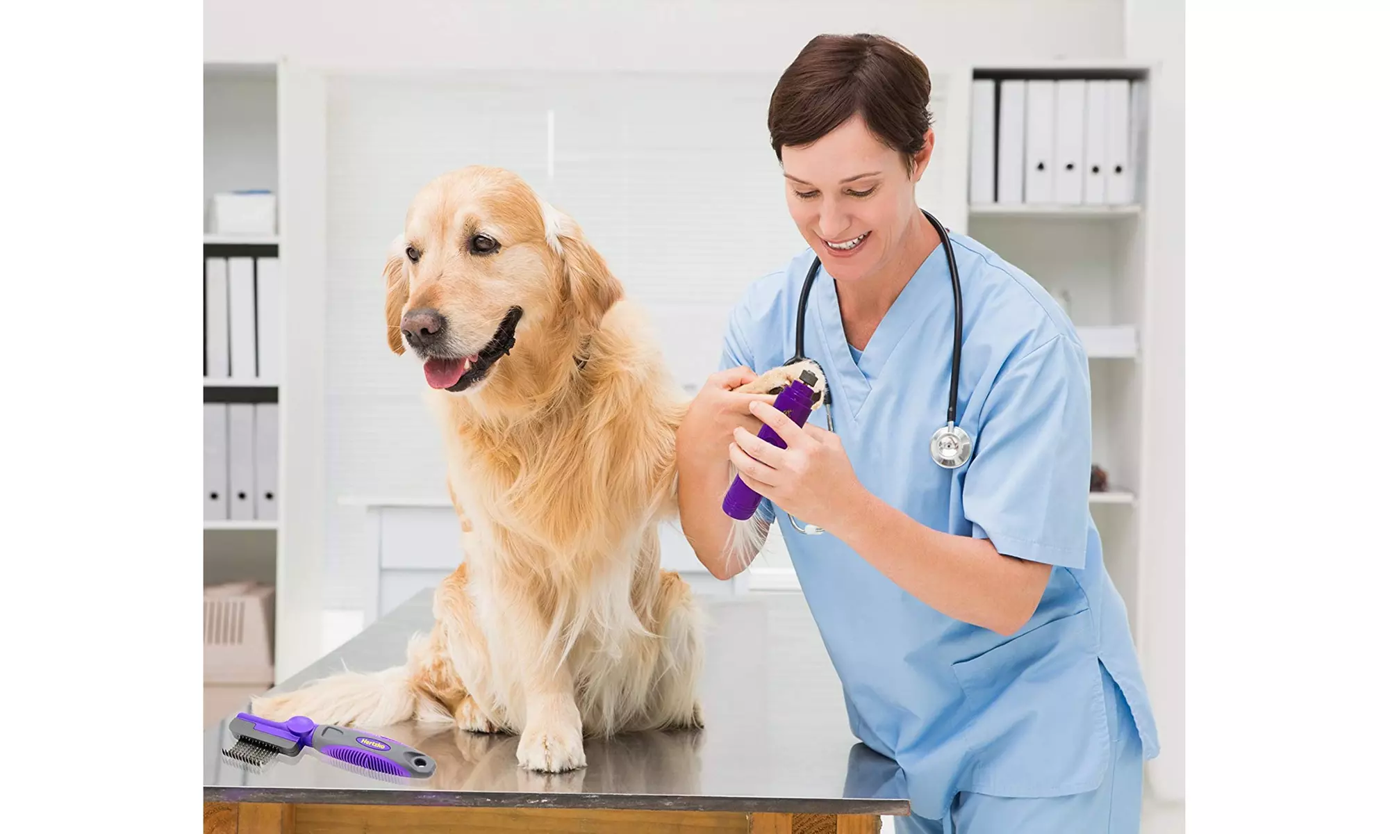 Hertzko Electric Pet Nail Grinder Gentle, Painless Paws Grooming, Trimming - Second Medium