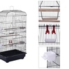 Image 5:  cage Hanging Bird Cage For Parrots Canary Budgies Lovebirds Travel Bird Cage