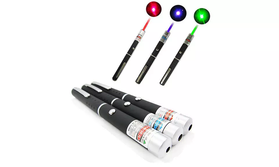 650NM 5MW Laser Pointer (3pk) - Primary Image
