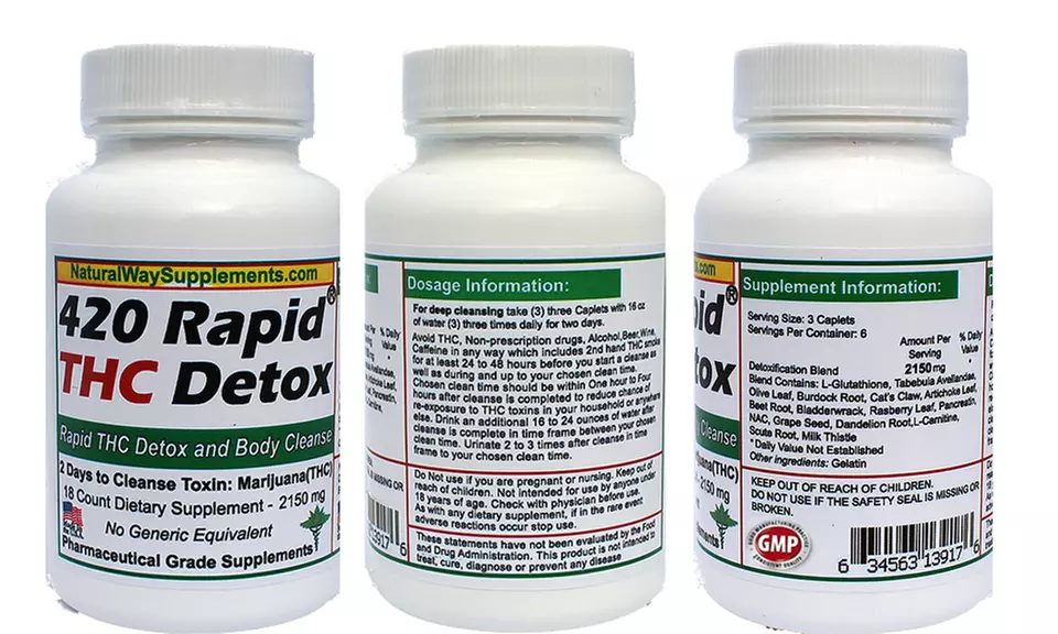 THC Detox - 420 Rapid THC Detox Body Cleanse 2150 mg - Second Medium