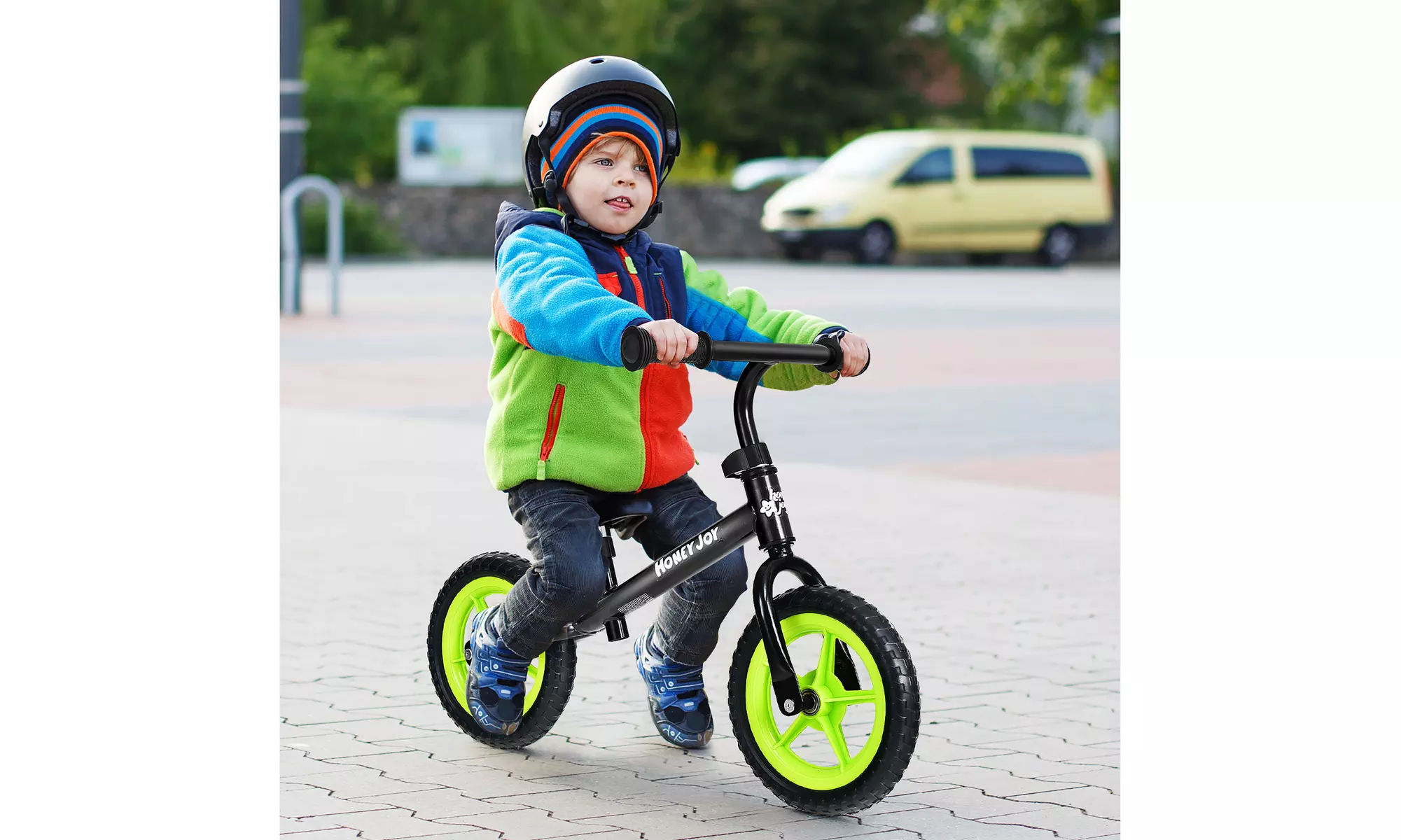 HoneyJoy 4 Colors Kids Balance Bike No Pedal Training Bicycle - Primary Image