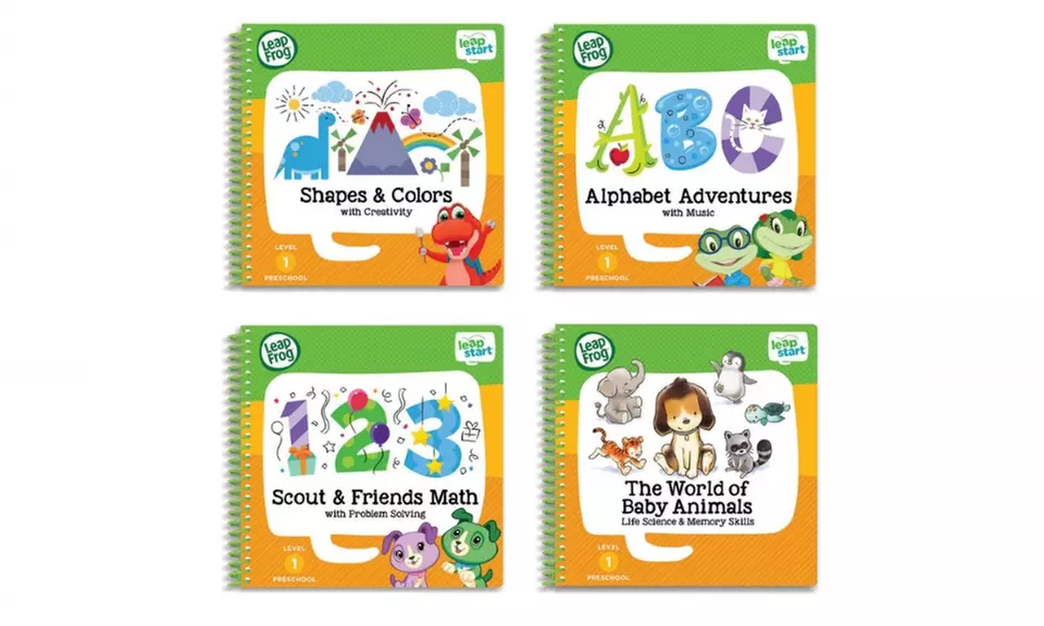 LeapFrog LeapStart Preschool 4-in-1 Activity Book Bundle - Primary Image