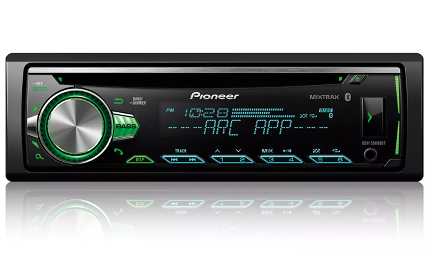 Pioneer 1-DIN Car Stereo CD Player Receiver w/ Bluetooth USB AUX - Primary Image