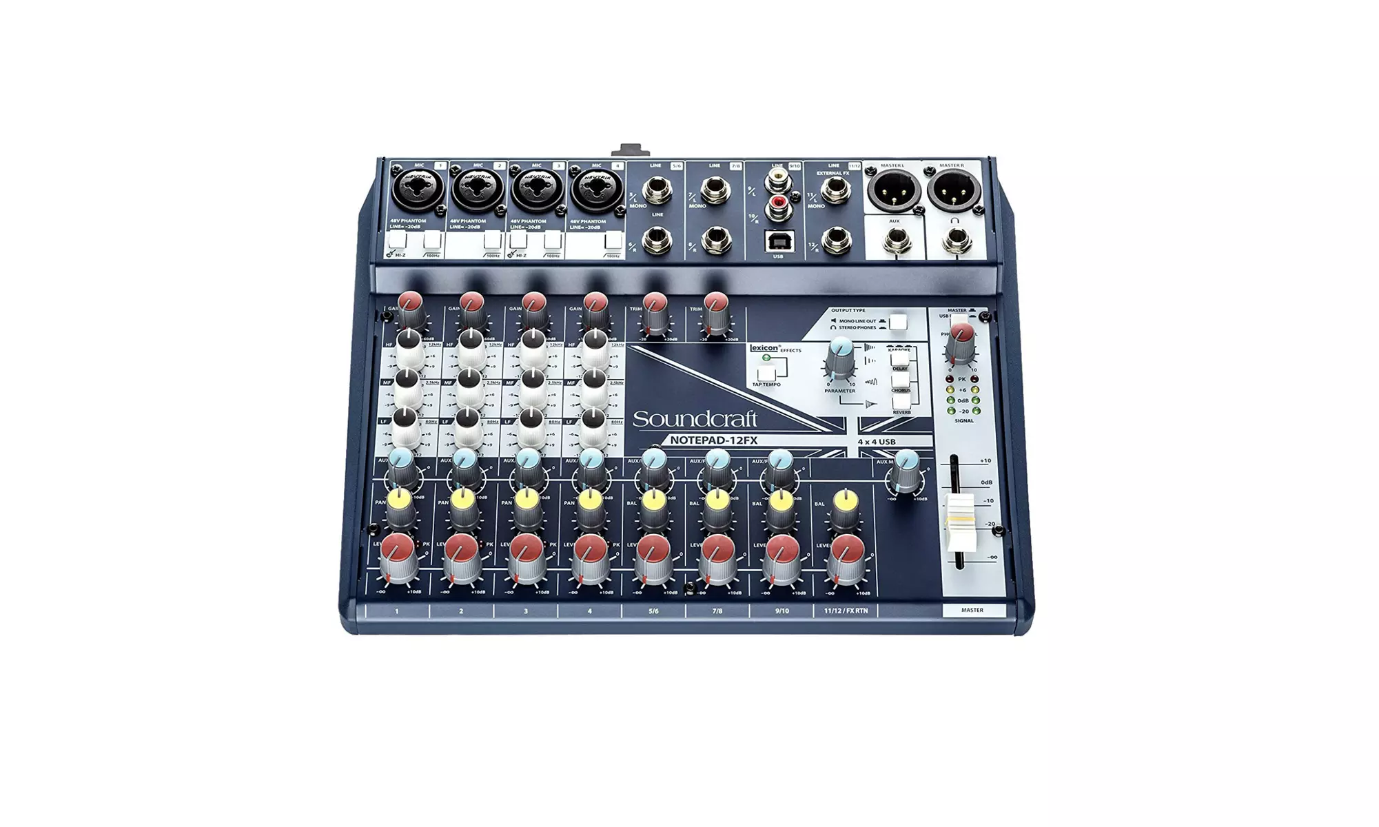 Soundcraft Notepad 12FX Small Format Analog Mixing Console - Primary Image