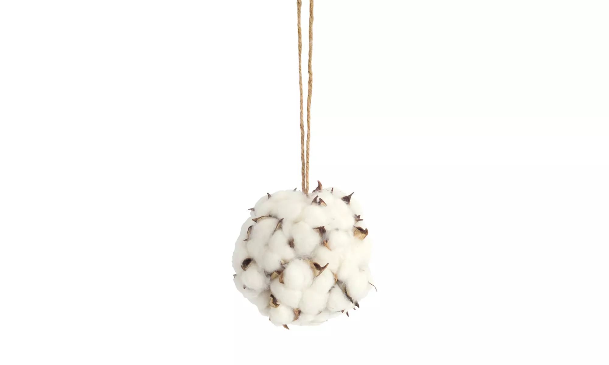 Cotton Orb (Set of 12) 4.5"D Foam/Polyester - Primary Image