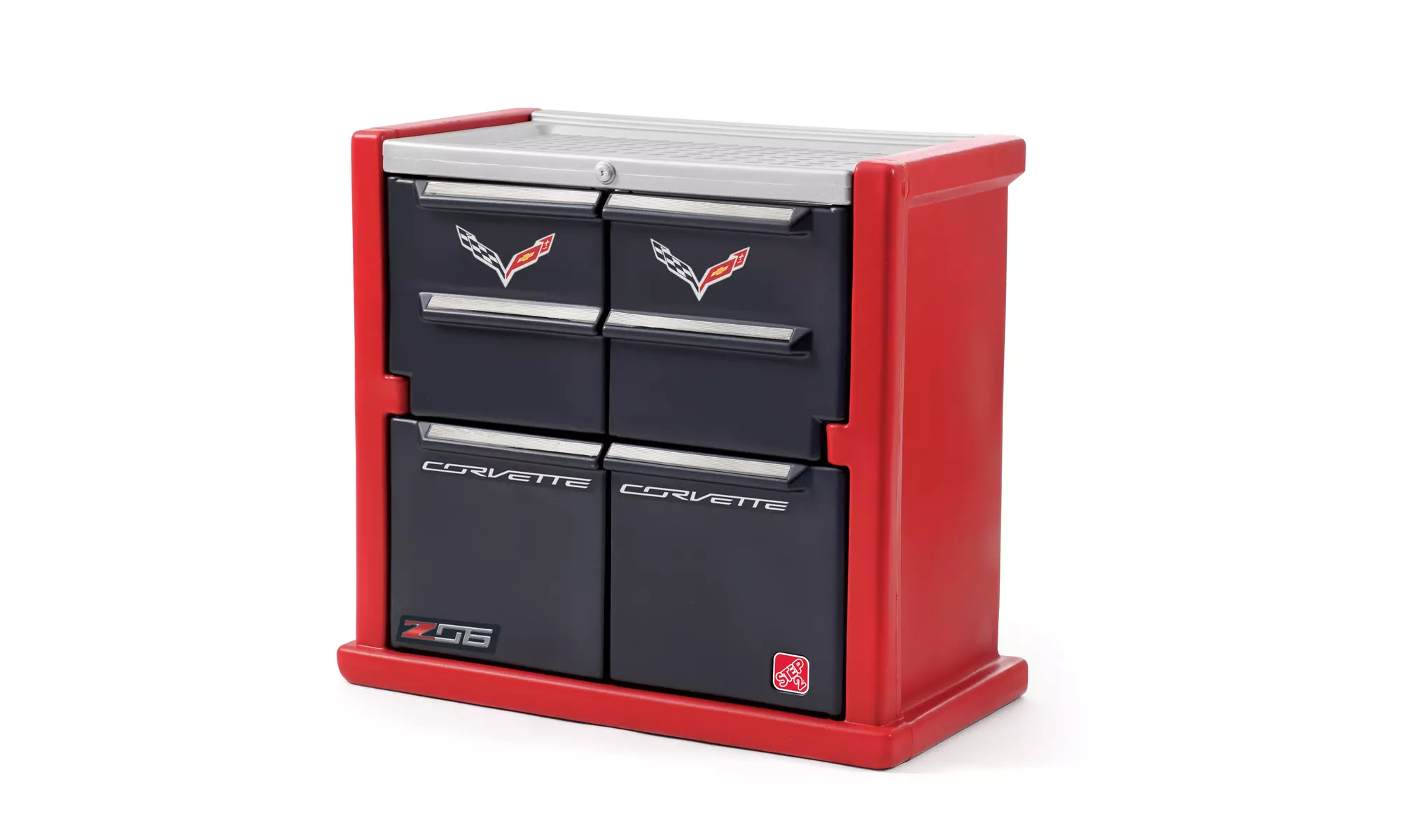 Step2 Corvette Kids' Storage Chest, Red - Primary Image