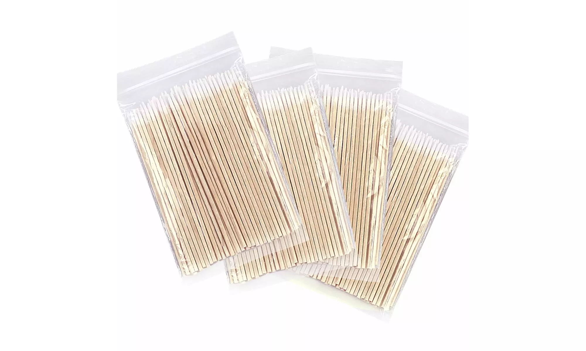 Fenshine 400 Count Microblading Cotton Swab, Cotton Swabs Pointed Tip, Cotton - Primary Image